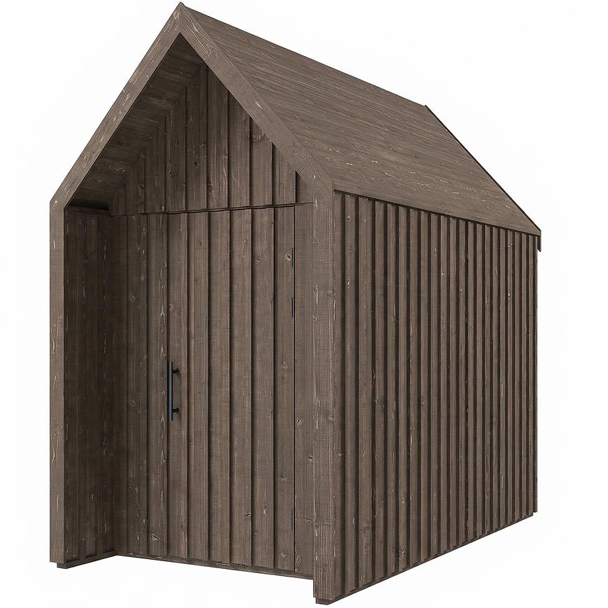 Zahradní domek Swedish Barn 1629 hnědý V1