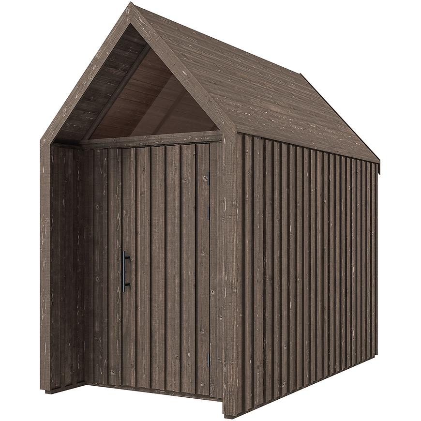 Zahradní domek Swedish Barn 1629 hnědý V4