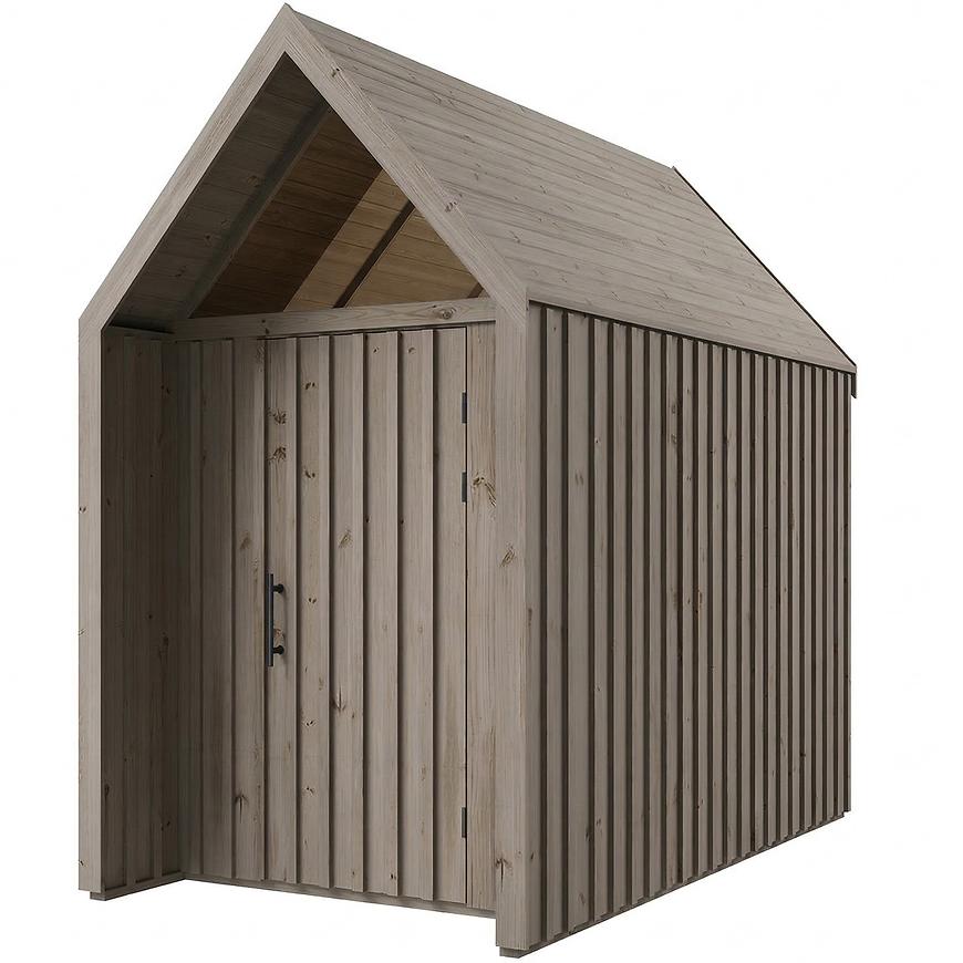 Zahradní domek Swedish Barn 1629 šedý V4