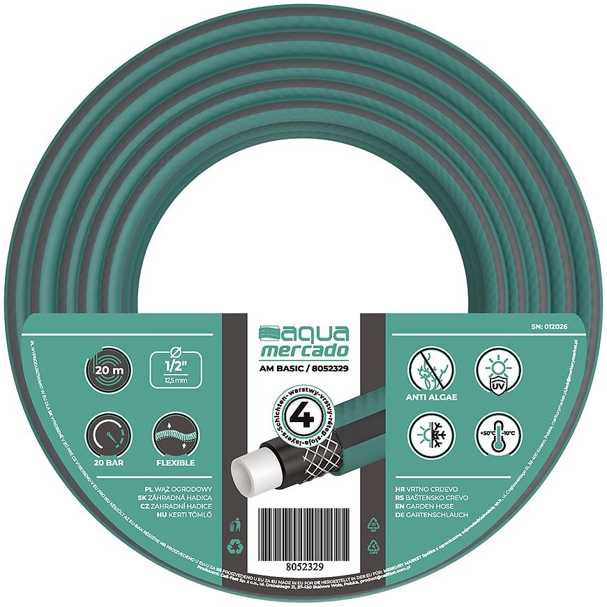 Zahradní hadice 4vrstvý gm BASIC 1/2 20 m