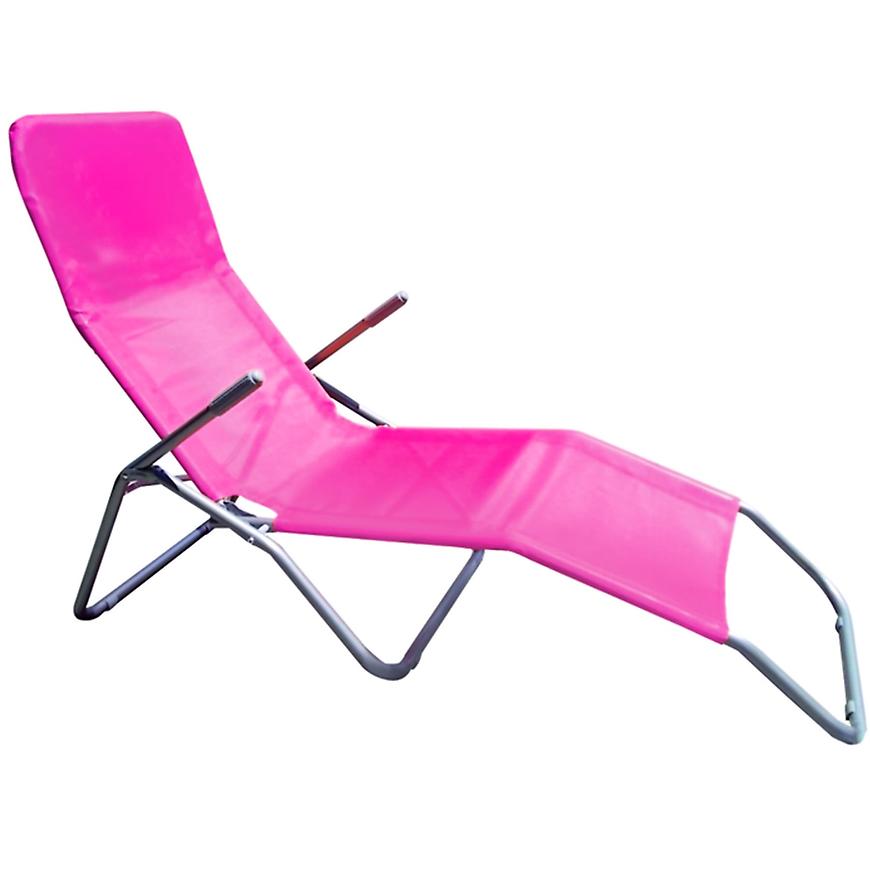 Zahradní lehátko D-054 růžové