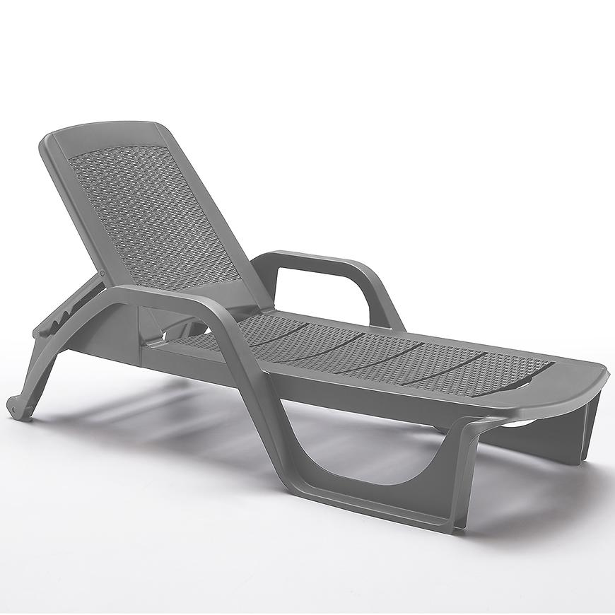 Zahradní lehátko Nilo šedé