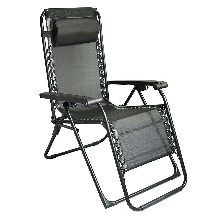 Zahradní lehátko Relax black