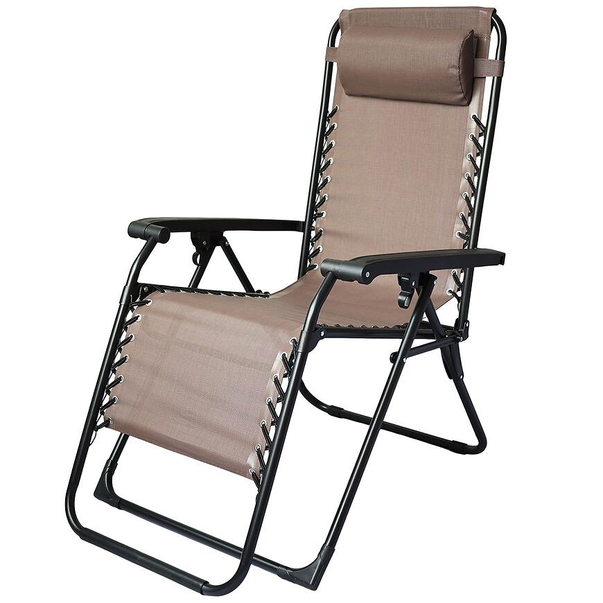 Zahradní lehátko Relax hnědý