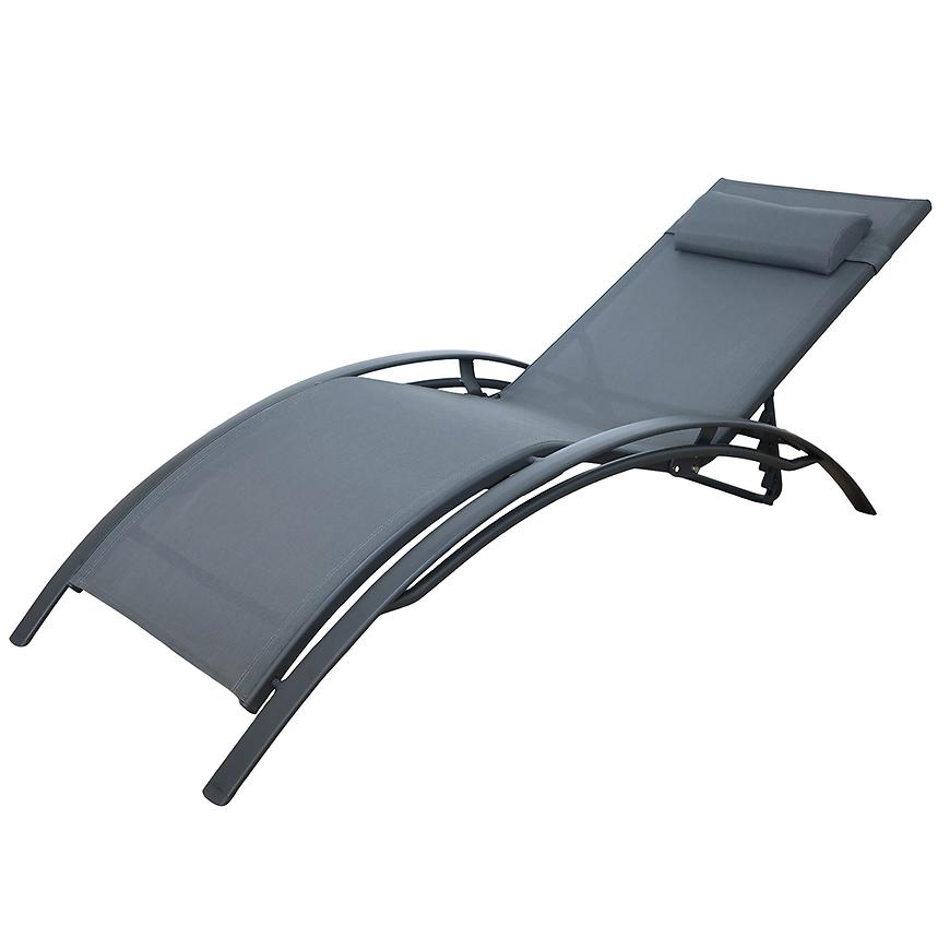 Zahradní lehátko XT5353A šedá