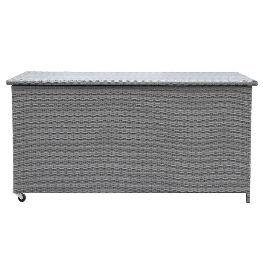 Zahradní úložný box Tejn technoratan 80x80x160 grey