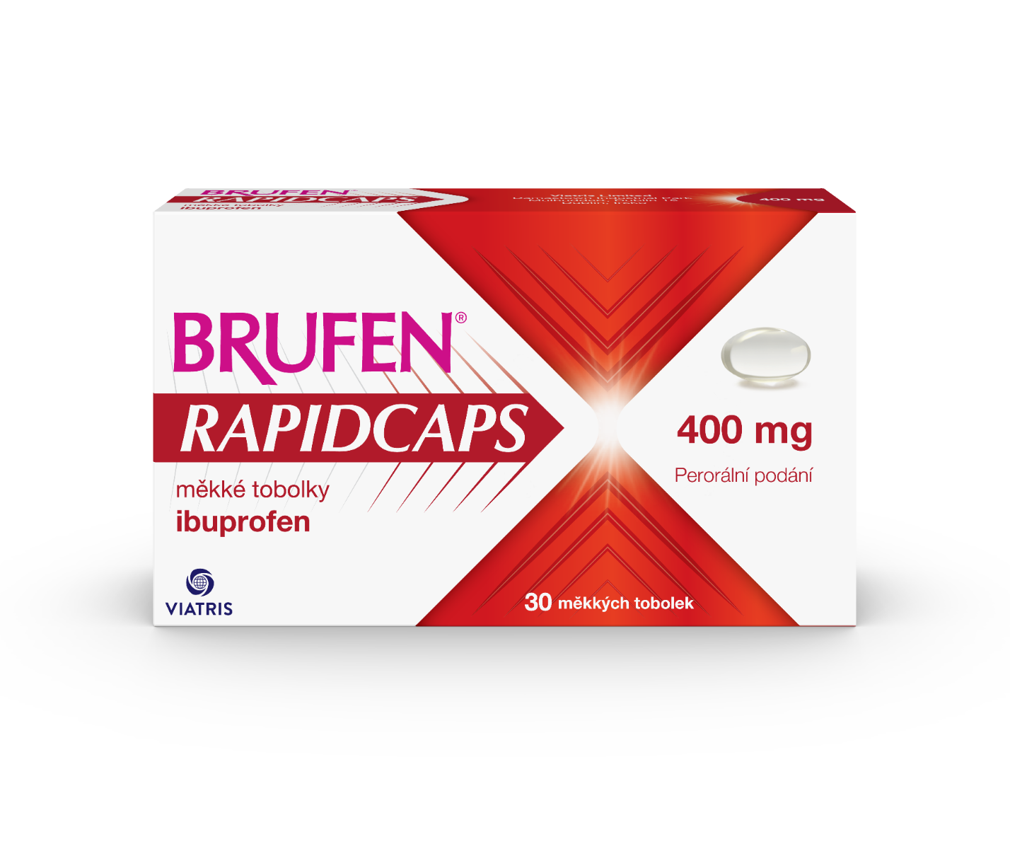 Brufen Rapidcaps 400 mg 30 měkkých tobolek
