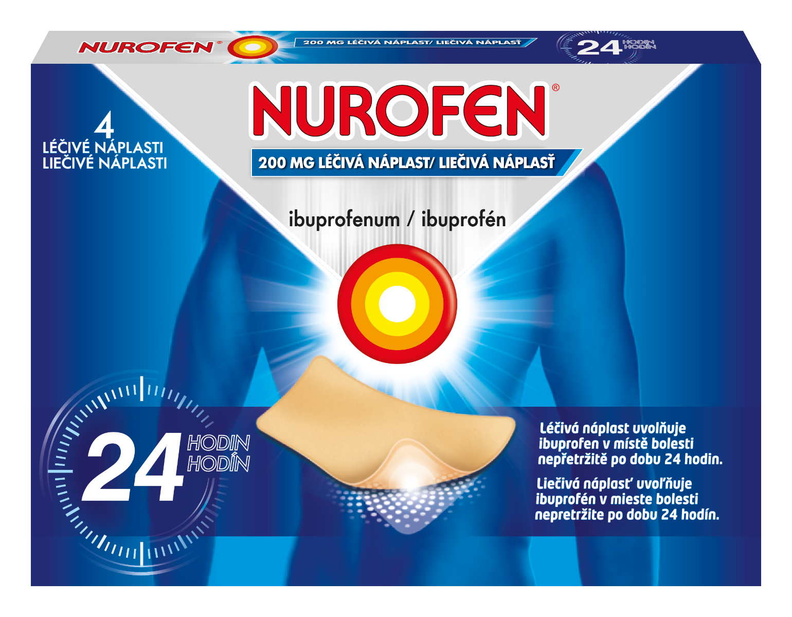 Nurofen 200 mg léčivá náplast 4 ks