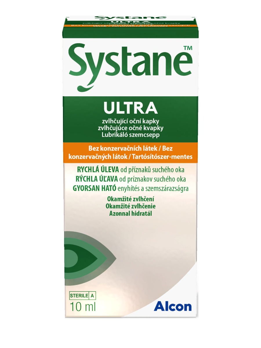 Systane ULTRA bez konzervačních látek zvlhčující oční kapky 10 ml